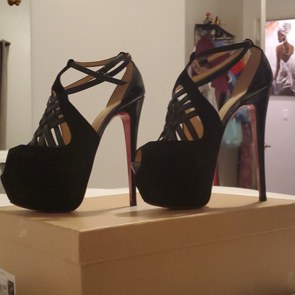 Carlota  160 veau vel/patent  authentic CL 38.5 - Picture 4 of 16